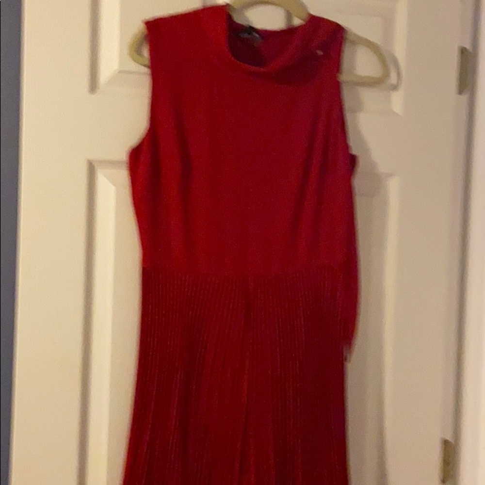Hot red DKNY dress